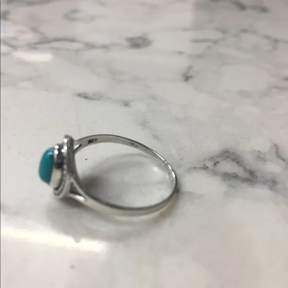 New Sterling Silver Turquoise Ring - Picture 7 of 12